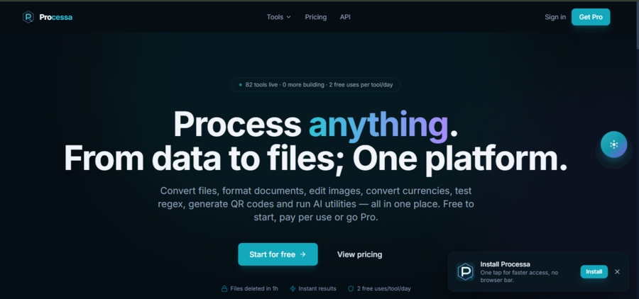 Processa preview